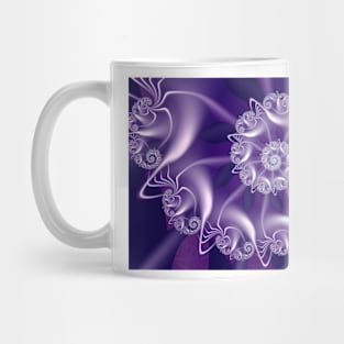 Purple Spiral Mug